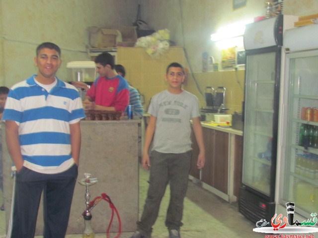 اجواء المقاهي اثناء مباراة الريال والبرشا
